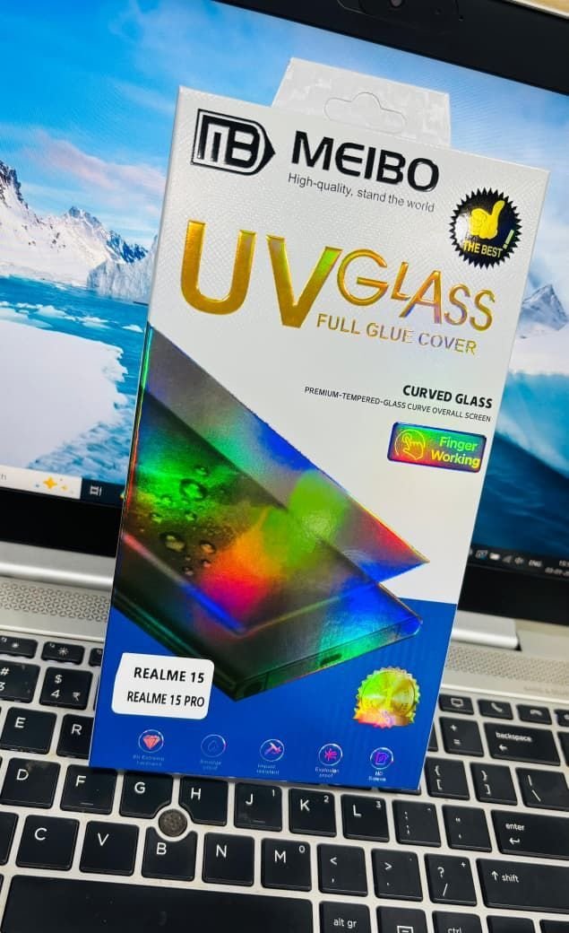 UV curved tempered glass full glue cover for Realme 15 Pro